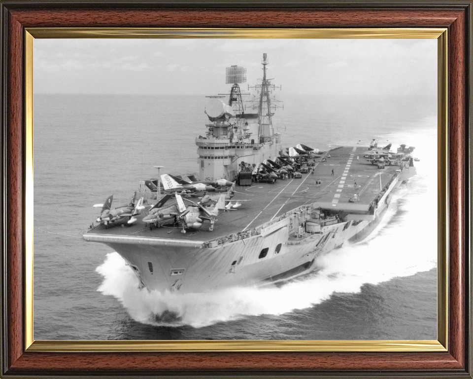 HMS Eagle R05 Audacious Class Aircraft Carrier Port Bow View Photo Print - Posters, Prints, & Visual Artwork - by Hampshire Prints (image 9 of 9)