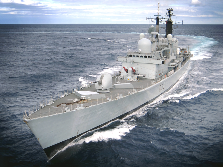 HMS Manchester D95 Type 42 Destroyer Port Bow View Photo Print - Posters, Prints, & Visual Artwork - by Hampshire Prints (image 1 of 9)