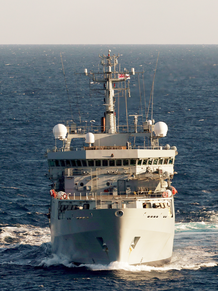 HMS Echo (H87) Royal Navy Echo Class Survey Vessel Bow View Photo Print Wall Art Decor Posters, Prints, & Visual Artwork Hampshire Prints 6 x 4 No Frame No