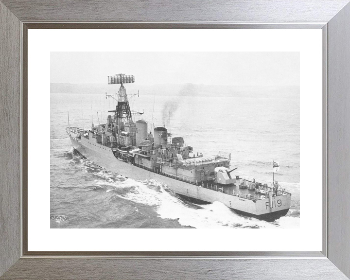 HMS Eskimo (F119) Royal Navy Tribal Class Frigate Port Quarter View Photo Print Wall Art Decor - Posters, Prints, & Visual Artwork - by Hampshire Prints (image 6 of 9)