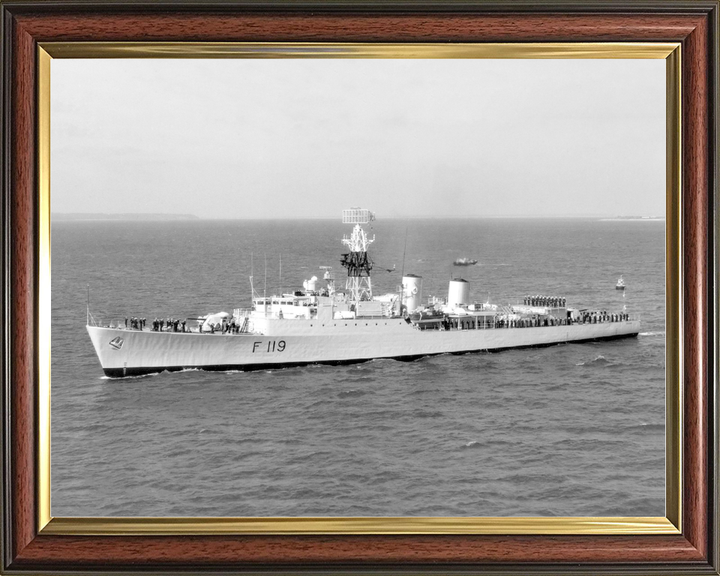 HMS Eskimo (F119) Royal Navy Tribal Class Frigate Leaving Portsmouth Photo Print Wall Art Decor - Posters, Prints, & Visual Artwork - by Hampshire Prints (image 9 of 9)