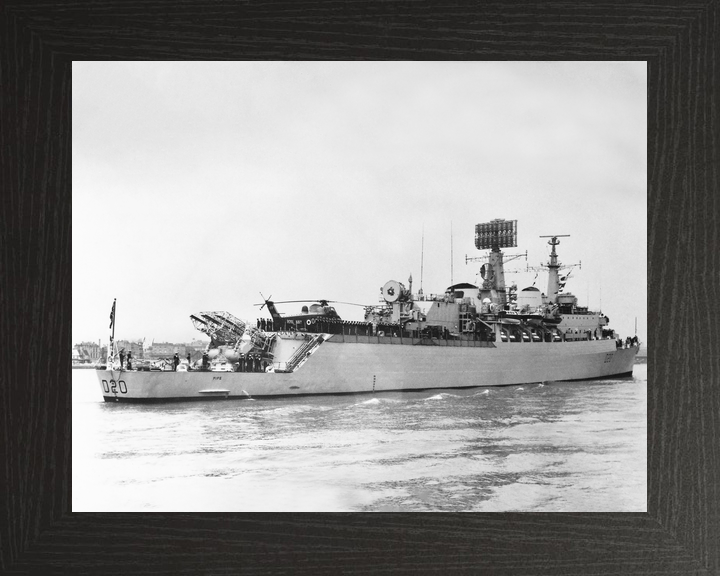 HMS Fife (D20) Royal Navy County Class Destroyer Entering Harbour Photo Print Wall Art Decor - Posters, Prints, & Visual Artwork - by Hampshire Prints (image 3 of 9)
