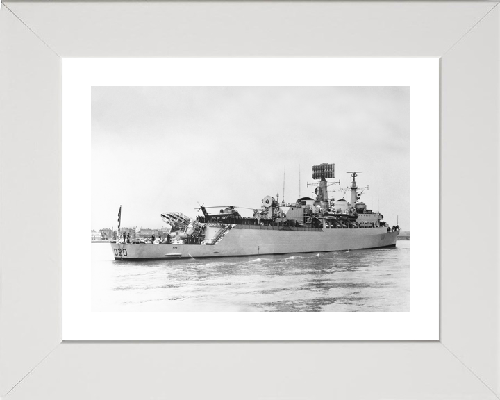 HMS Fife (D20) Royal Navy County Class Destroyer Entering Harbour Photo Print Wall Art Decor - Posters, Prints, & Visual Artwork - by Hampshire Prints (image 4 of 9)