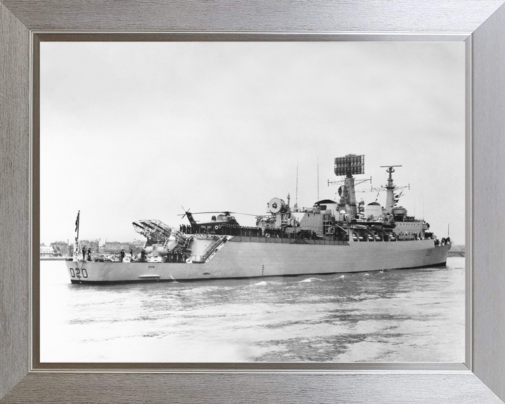HMS Fife (D20) Royal Navy County Class Destroyer Entering Harbour Photo Print Wall Art Decor - Posters, Prints, & Visual Artwork - by Hampshire Prints (image 7 of 9)