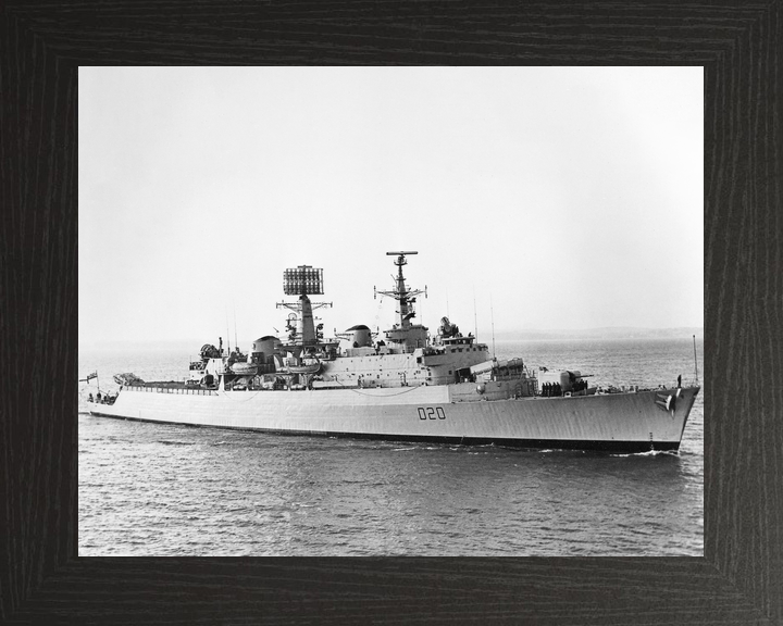 HMS Fife (D20) Royal Navy County Class Destroyer Starboard View Photo Print Wall Art Decor - Posters, Prints, & Visual Artwork - by Hampshire Prints (image 3 of 9)