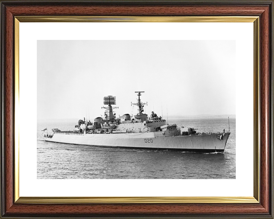 HMS Fife (D20) Royal Navy County Class Destroyer Starboard View Photo Print Wall Art Decor - Posters, Prints, & Visual Artwork - by Hampshire Prints (image 8 of 9)
