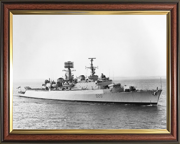 HMS Fife (D20) Royal Navy County Class Destroyer Starboard View Photo Print Wall Art Decor - Posters, Prints, & Visual Artwork - by Hampshire Prints (image 9 of 9)