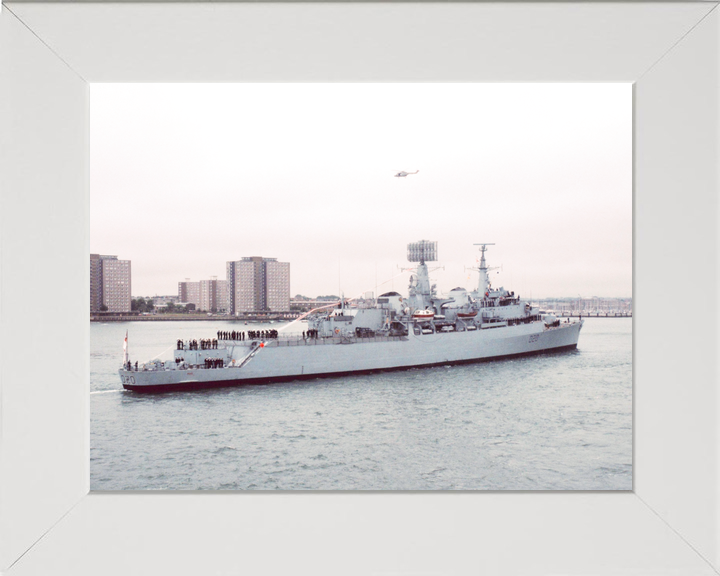 HMS Fife (D20) Royal Navy County Class Destroyer Flying Her Paying Off Pennant Photo Print Wall Art Decor - Posters, Prints, & Visual Artwork - by Hampshire Prints (image 5 of 9)