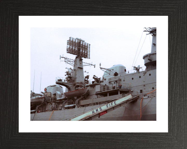 HMS Fife (D20) Royal Navy County Class Destroyer Gangway Photo Print Wall Art Decor - Posters, Prints, & Visual Artwork - by Hampshire Prints (image 2 of 9)