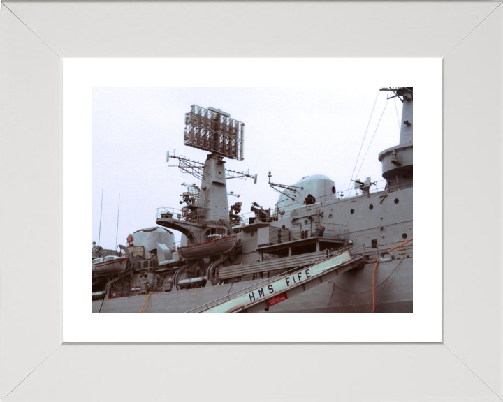 HMS Fife (D20) Royal Navy County Class Destroyer Gangway Photo Print Wall Art Decor - Posters, Prints, & Visual Artwork - by Hampshire Prints (image 4 of 9)