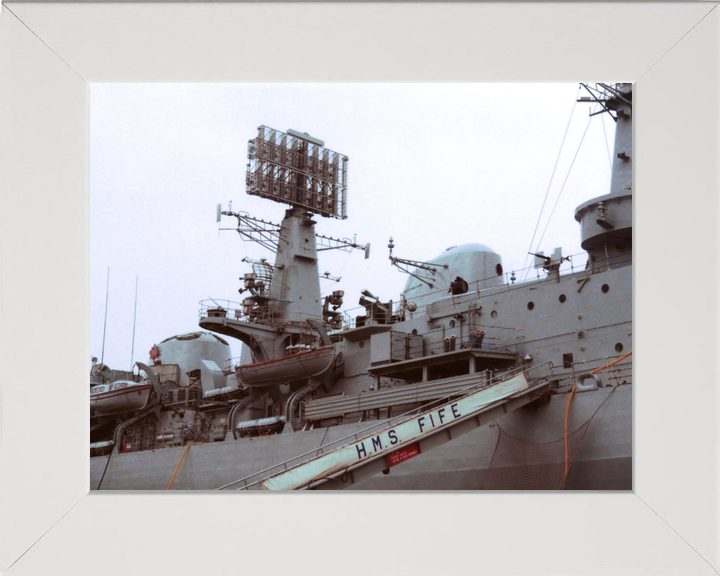 HMS Fife (D20) Royal Navy County Class Destroyer Gangway Photo Print Wall Art Decor - Posters, Prints, & Visual Artwork - by Hampshire Prints (image 5 of 9)