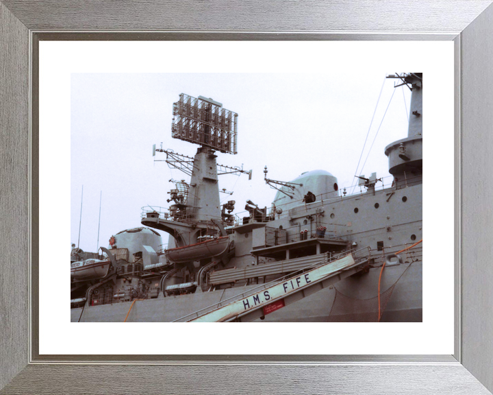 HMS Fife (D20) Royal Navy County Class Destroyer Gangway Photo Print Wall Art Decor - Posters, Prints, & Visual Artwork - by Hampshire Prints (image 6 of 9)