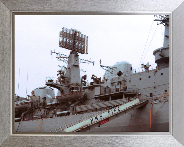 HMS Fife (D20) Royal Navy County Class Destroyer Gangway Photo Print Wall Art Decor - Posters, Prints, & Visual Artwork - by Hampshire Prints (image 7 of 9)