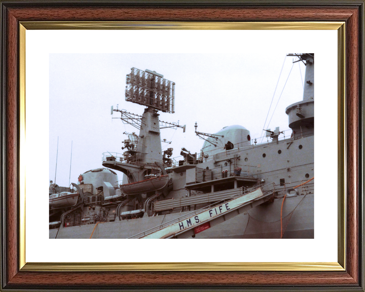 HMS Fife (D20) Royal Navy County Class Destroyer Gangway Photo Print Wall Art Decor - Posters, Prints, & Visual Artwork - by Hampshire Prints (image 8 of 9)