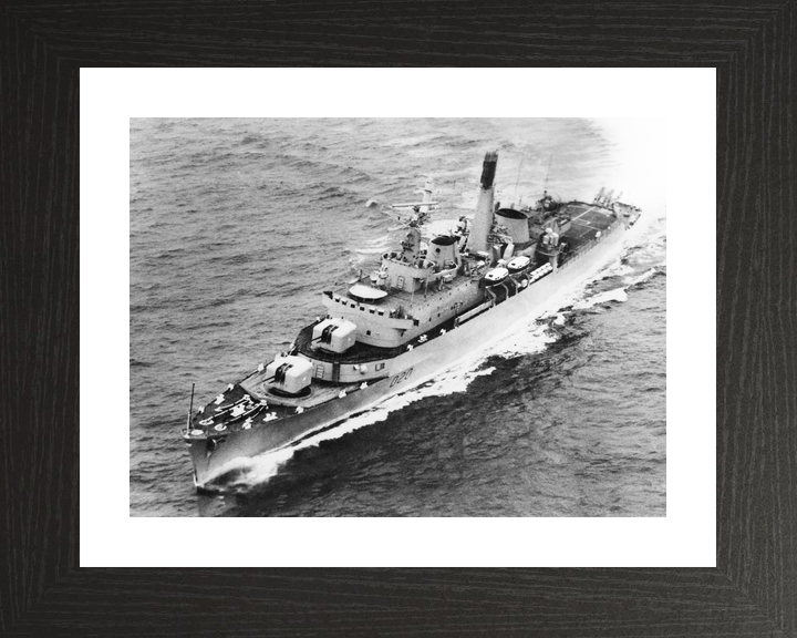 HMS Fife (D20) Royal Navy County Class Destroyer High port Bow View Photo Print Wall Art Decor - Posters, Prints, & Visual Artwork - by Hampshire Prints (image 2 of 9)