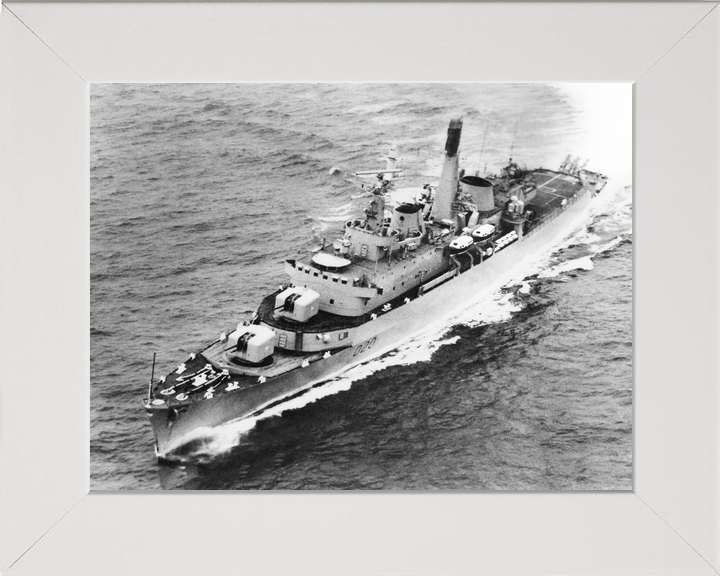 HMS Fife (D20) Royal Navy County Class Destroyer High port Bow View Photo Print Wall Art Decor - Posters, Prints, & Visual Artwork - by Hampshire Prints (image 5 of 9)