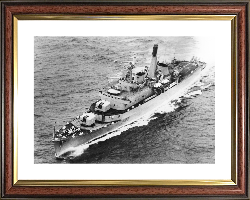 HMS Fife (D20) Royal Navy County Class Destroyer High port Bow View Photo Print Wall Art Decor - Posters, Prints, & Visual Artwork - by Hampshire Prints (image 8 of 9)