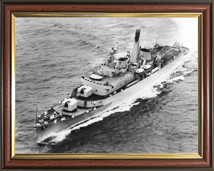 HMS Fife (D20) Royal Navy County Class Destroyer High port Bow View Photo Print Wall Art Decor - Posters, Prints, & Visual Artwork - by Hampshire Prints (image 9 of 9)