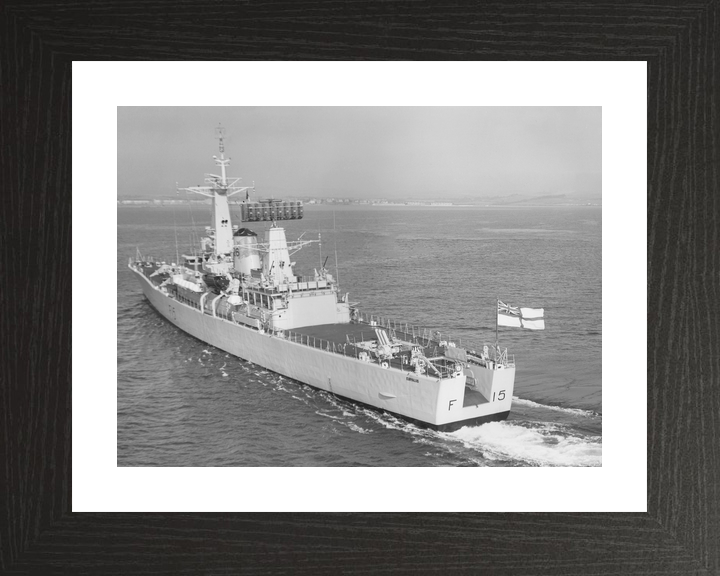 HMS Euryalus (F15) Royal Navy Leander Class Frigate High Port Quarter View Photo Print Wall Art Decor - Posters, Prints, & Visual Artwork - by Hampshire Prints (image 2 of 9)