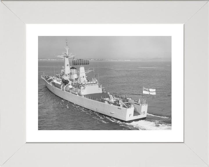 HMS Euryalus (F15) Royal Navy Leander Class Frigate High Port Quarter View Photo Print Wall Art Decor - Posters, Prints, & Visual Artwork - by Hampshire Prints (image 4 of 9)
