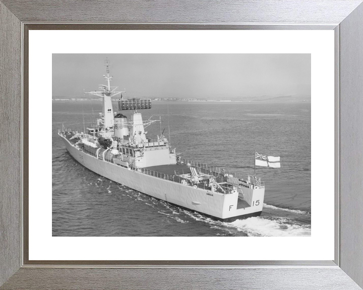 HMS Euryalus (F15) Royal Navy Leander Class Frigate High Port Quarter View Photo Print Wall Art Decor - Posters, Prints, & Visual Artwork - by Hampshire Prints (image 6 of 9)