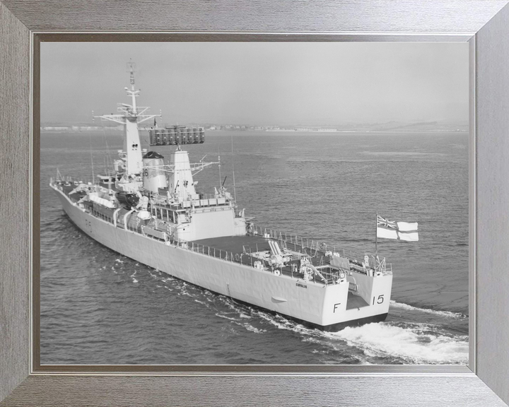 HMS Euryalus (F15) Royal Navy Leander Class Frigate High Port Quarter View Photo Print Wall Art Decor - Posters, Prints, & Visual Artwork - by Hampshire Prints (image 7 of 9)