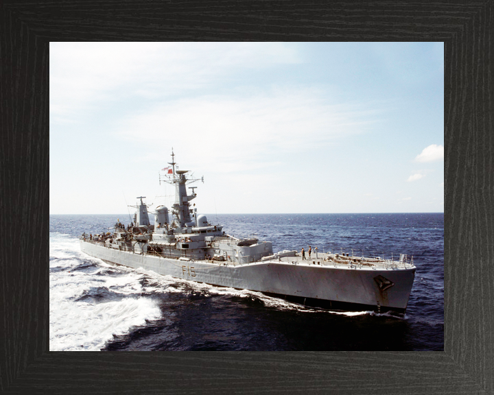 HMS Euryalus (F15) Royal Navy Leander Class Frigate Underway Photo Print Wall Art Decor - Posters, Prints, & Visual Artwork - by Hampshire Prints (image 3 of 9)