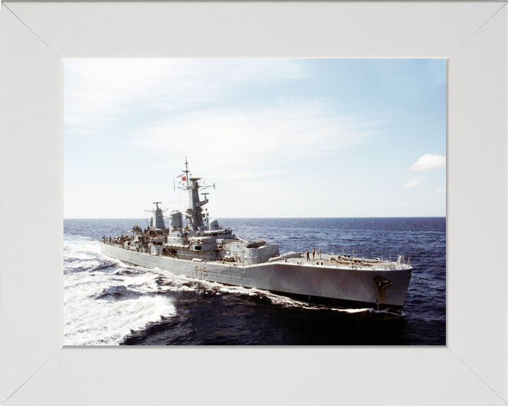 HMS Euryalus (F15) Royal Navy Leander Class Frigate Underway Photo Print Wall Art Decor - Posters, Prints, & Visual Artwork - by Hampshire Prints (image 5 of 9)