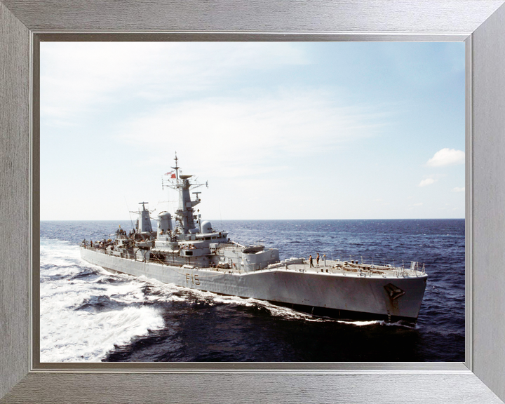 HMS Euryalus (F15) Royal Navy Leander Class Frigate Underway Photo Print Wall Art Decor - Posters, Prints, & Visual Artwork - by Hampshire Prints (image 7 of 9)