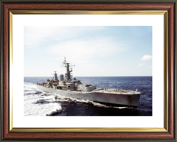 HMS Euryalus (F15) Royal Navy Leander Class Frigate Underway Photo Print Wall Art Decor - Posters, Prints, & Visual Artwork - by Hampshire Prints (image 8 of 9)