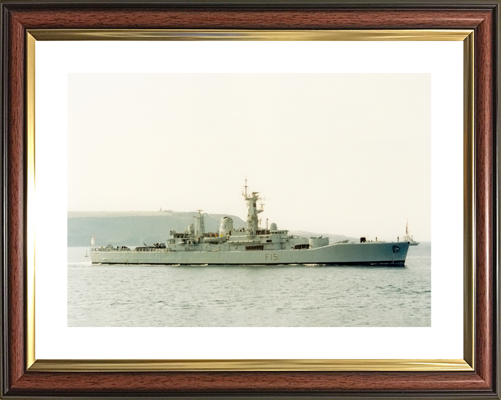 HMS Euryalus (F15) Royal Navy Leander Class Frigate Starboard Beam View Photo Print Wall Art Decor - Posters, Prints, & Visual Artwork - by Hampshire Prints (image 8 of 9)