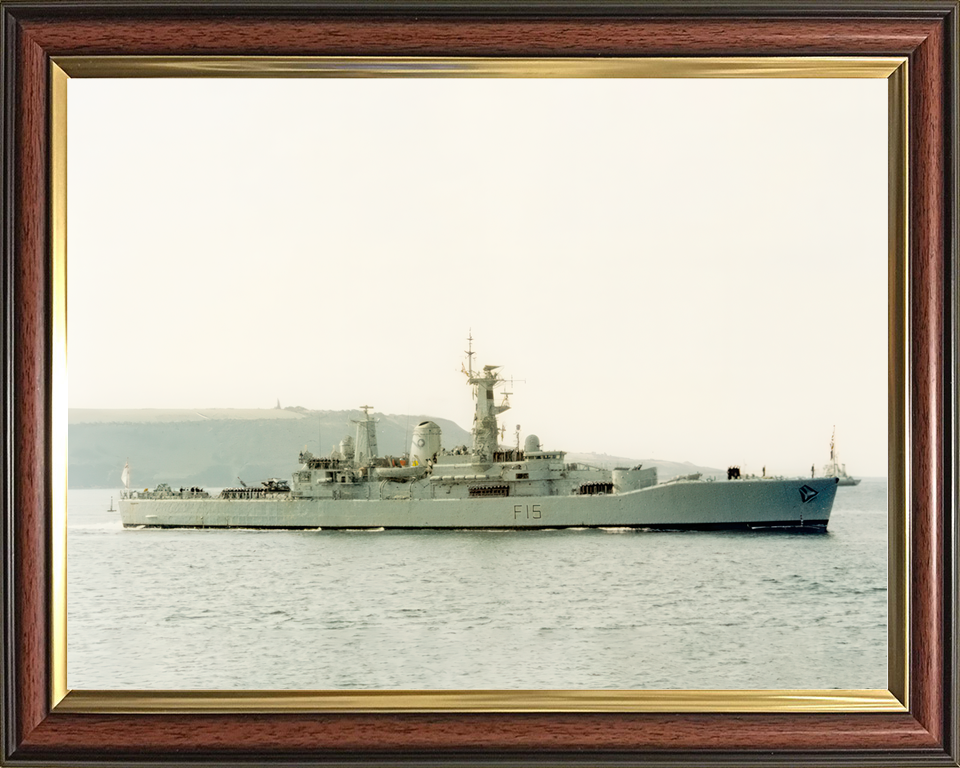 HMS Euryalus (F15) Royal Navy Leander Class Frigate Starboard Beam View Photo Print Wall Art Decor - Posters, Prints, & Visual Artwork - by Hampshire Prints (image 9 of 9)
