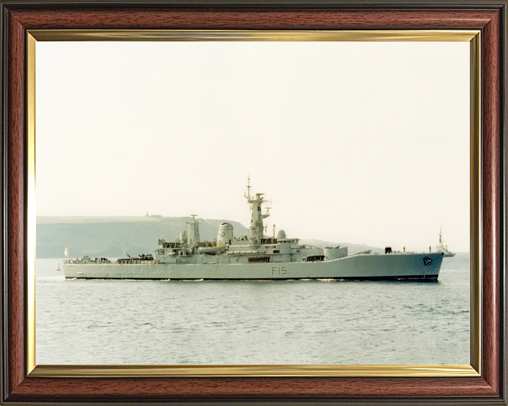 HMS Euryalus (F15) Royal Navy Leander Class Frigate Starboard Beam View Photo Print Wall Art Decor - Posters, Prints, & Visual Artwork - by Hampshire Prints (image 9 of 9)