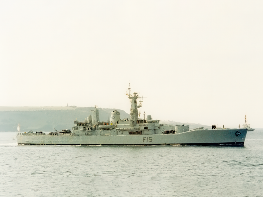 HMS Euryalus (F15) Royal Navy Leander Class Frigate Starboard Beam View Photo Print Wall Art Decor - Posters, Prints, & Visual Artwork - by Hampshire Prints (image 1 of 9)