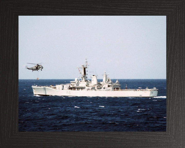 HMS Euryalus (F15) Royal Navy Leander Class Frigate  VERTREP Photo Print Wall Art Decor - Posters, Prints, & Visual Artwork - by Hampshire Prints (image 3 of 9)
