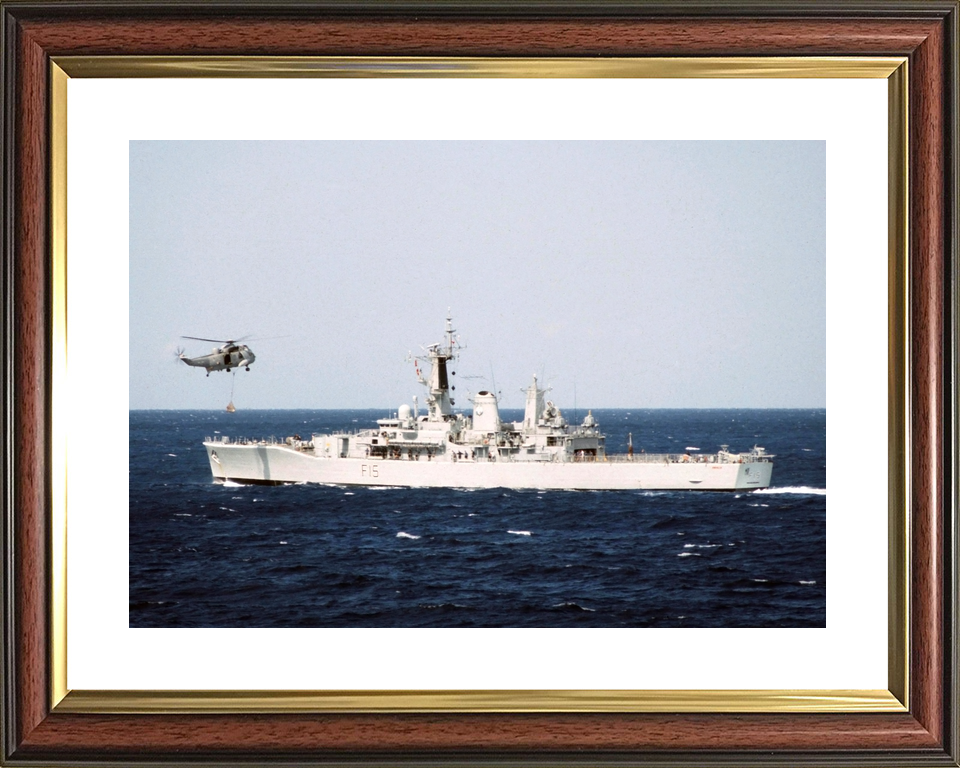 HMS Euryalus (F15) Royal Navy Leander Class Frigate  VERTREP Photo Print Wall Art Decor - Posters, Prints, & Visual Artwork - by Hampshire Prints (image 8 of 9)