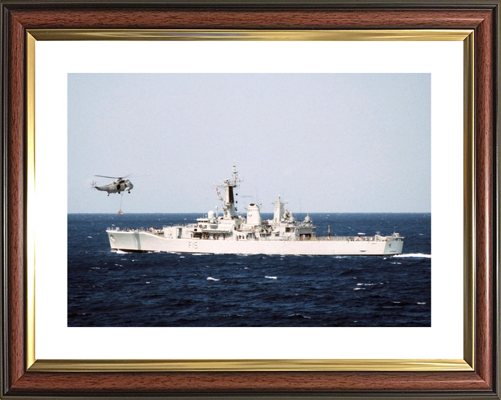 HMS Euryalus (F15) Royal Navy Leander Class Frigate  VERTREP Photo Print Wall Art Decor - Posters, Prints, & Visual Artwork - by Hampshire Prints (image 8 of 9)
