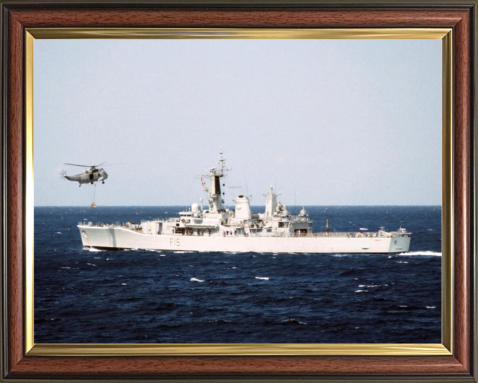 HMS Euryalus (F15) Royal Navy Leander Class Frigate  VERTREP Photo Print Wall Art Decor - Posters, Prints, & Visual Artwork - by Hampshire Prints (image 9 of 9)