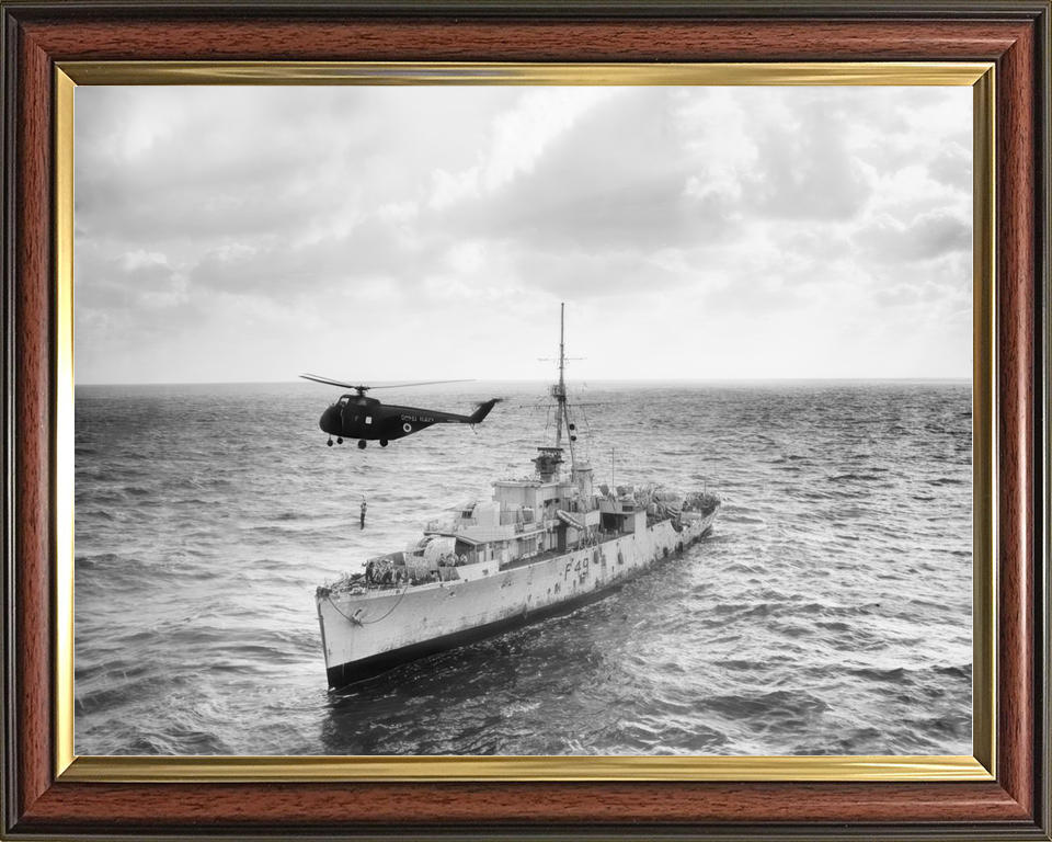 HMS Pheasant F49 Black Swan Class Sloop January 1963 Photo Print - Posters, Prints, & Visual Artwork - by Hampshire Prints (image 9 of 9)