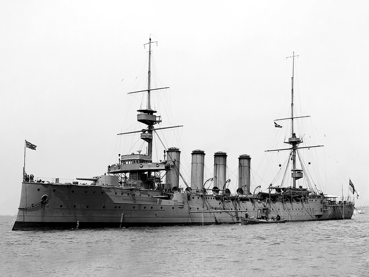 HMS Argyll (1904) Royal Navy Devonshire Class Cruiser Port Side View Warship Photo Print Wall Art Decor Posters, Prints, & Visual Artwork Hampshire Prints 6 x 4 No Frame No