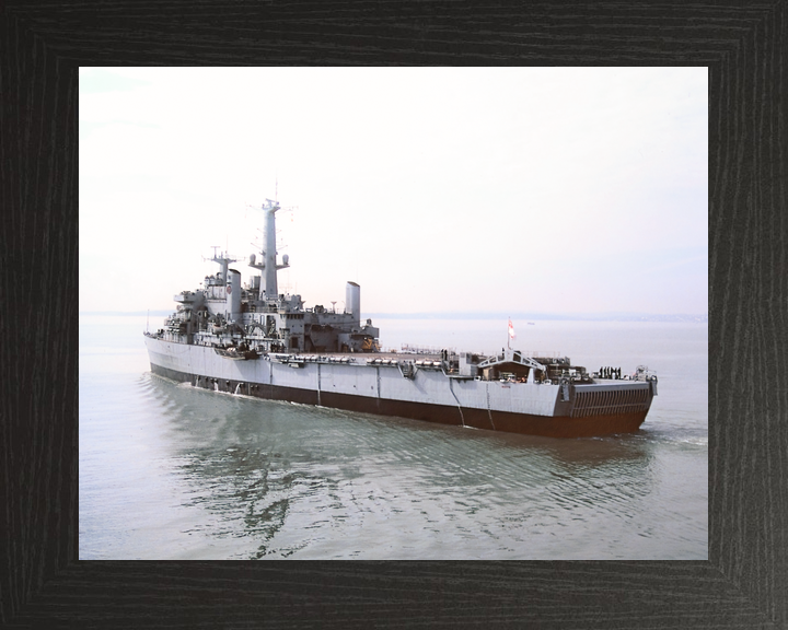 HMS Intrepid L11 Fearless Class Amphibious Ship September 1989 Port Quarter View Photo Print - Posters, Prints, & Visual Artwork - by Hampshire Prints (image 3 of 9)