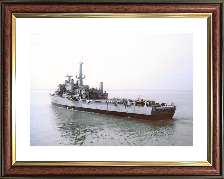 HMS Intrepid L11 Fearless Class Amphibious Ship September 1989 Port Quarter View Photo Print - Posters, Prints, & Visual Artwork - by Hampshire Prints (image 8 of 9)