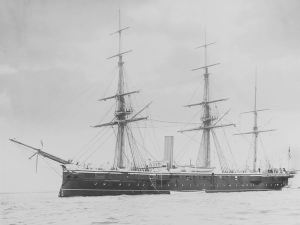 HMS Curacoa 1878 Comus Class Corvette 1879