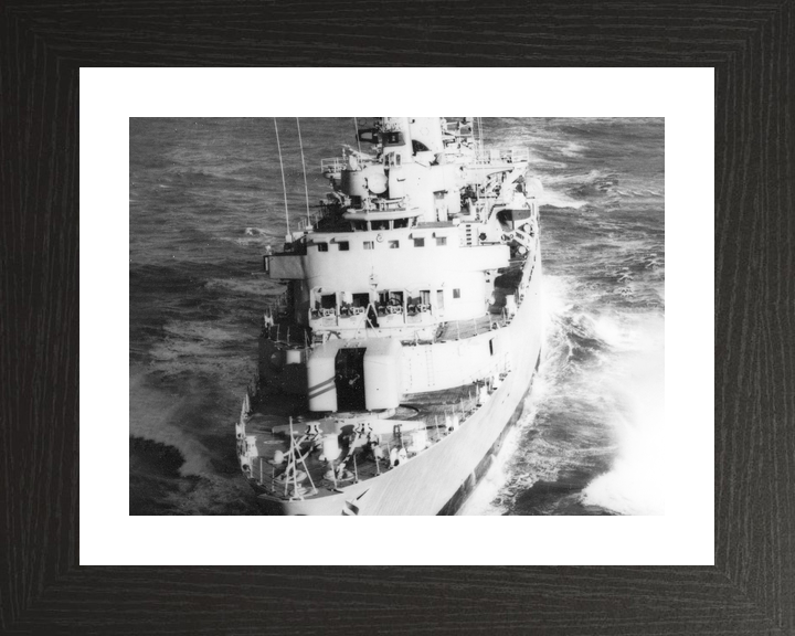 HMS Glamorgan (D19) Royal Navy County Class Destroyer High Bow View Photo Print Wall Art Decor - Posters, Prints, & Visual Artwork - by Hampshire Prints (image 2 of 9)
