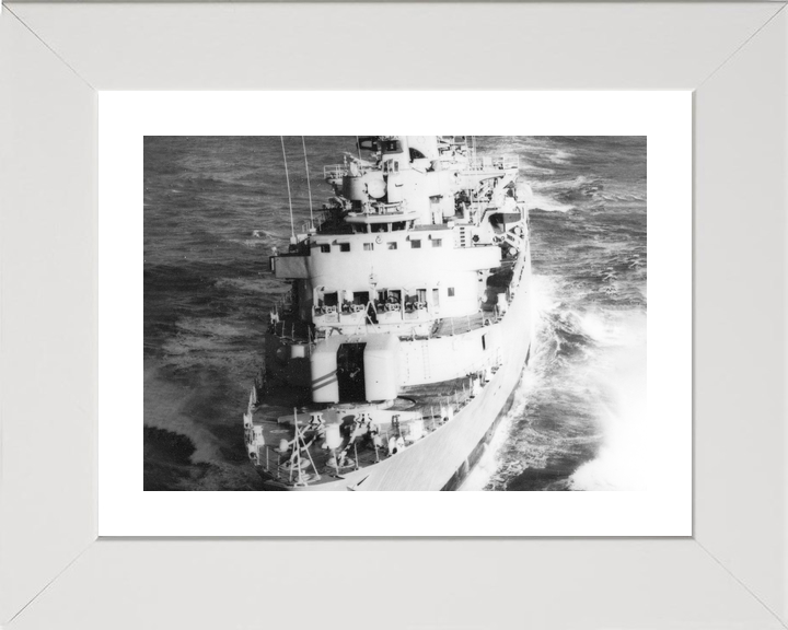 HMS Glamorgan (D19) Royal Navy County Class Destroyer High Bow View Photo Print Wall Art Decor - Posters, Prints, & Visual Artwork - by Hampshire Prints (image 4 of 9)