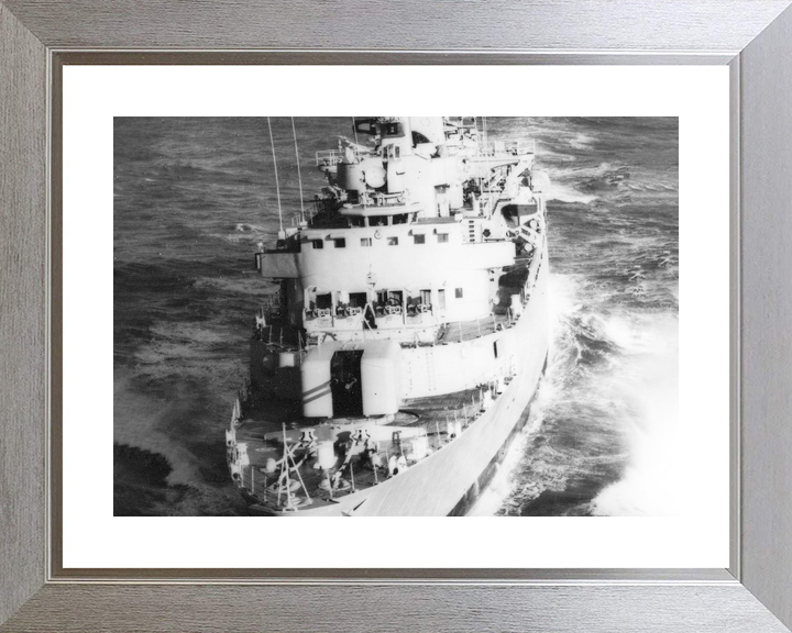 HMS Glamorgan (D19) Royal Navy County Class Destroyer High Bow View Photo Print Wall Art Decor - Posters, Prints, & Visual Artwork - by Hampshire Prints (image 6 of 9)