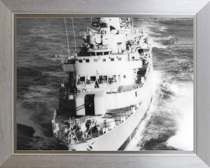 HMS Glamorgan (D19) Royal Navy County Class Destroyer High Bow View Photo Print Wall Art Decor - Posters, Prints, & Visual Artwork - by Hampshire Prints (image 7 of 9)