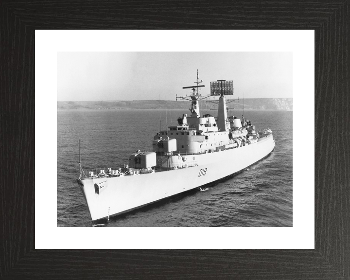 HMS Glamorgan (D19) Royal Navy County Class Destroyer Low Port Side View Photo Print Wall Art Decor - Posters, Prints, & Visual Artwork - by Hampshire Prints (image 2 of 9)