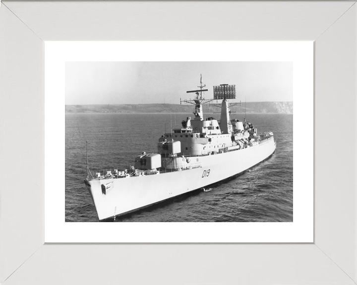 HMS Glamorgan (D19) Royal Navy County Class Destroyer Low Port Side View Photo Print Wall Art Decor - Posters, Prints, & Visual Artwork - by Hampshire Prints (image 4 of 9)