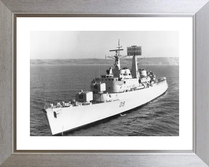 HMS Glamorgan (D19) Royal Navy County Class Destroyer Low Port Side View Photo Print Wall Art Decor - Posters, Prints, & Visual Artwork - by Hampshire Prints (image 6 of 9)